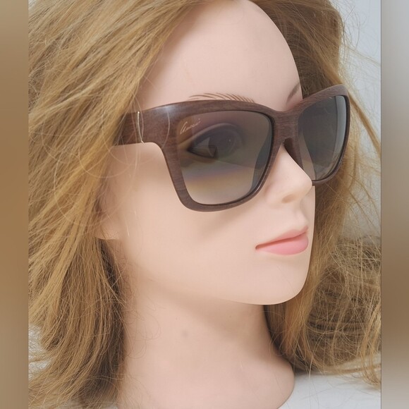 Gucci Women\'s Sunglasses Wood Grain Polarized Square GG 3655/S 9RTHM 57-15-140 main image 8